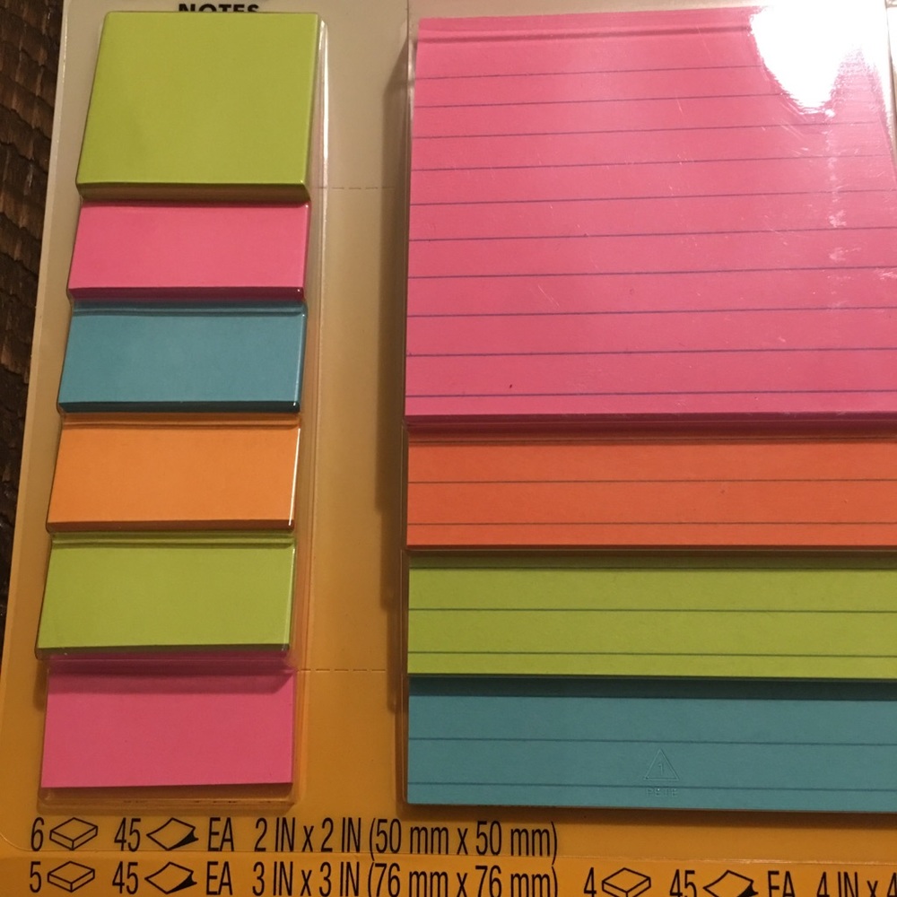Post-it Super Sticky Notes Multiple Size Pack 675 - Picture 3 of 6